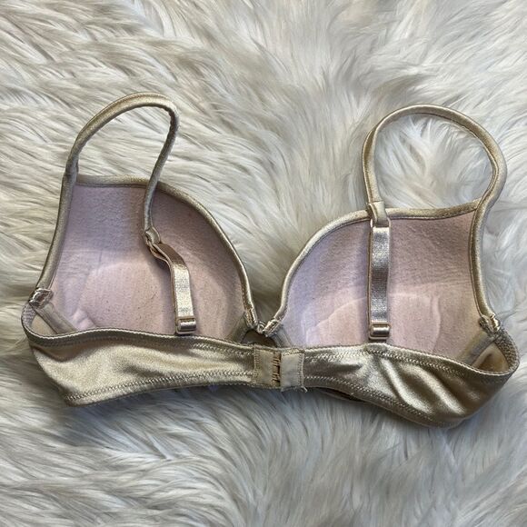 Wonderbra Padded Bra Nude Gold Size 34C - Picture 3 of 3